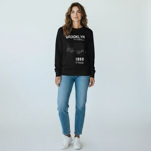 Shein Sweater  Size S Black 100% Polyester Brooklyn 1898  #289